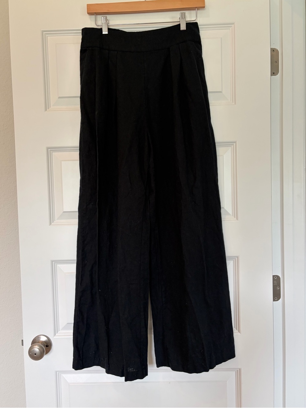 Abercrombie & Fitch Black Wide Leg Pants